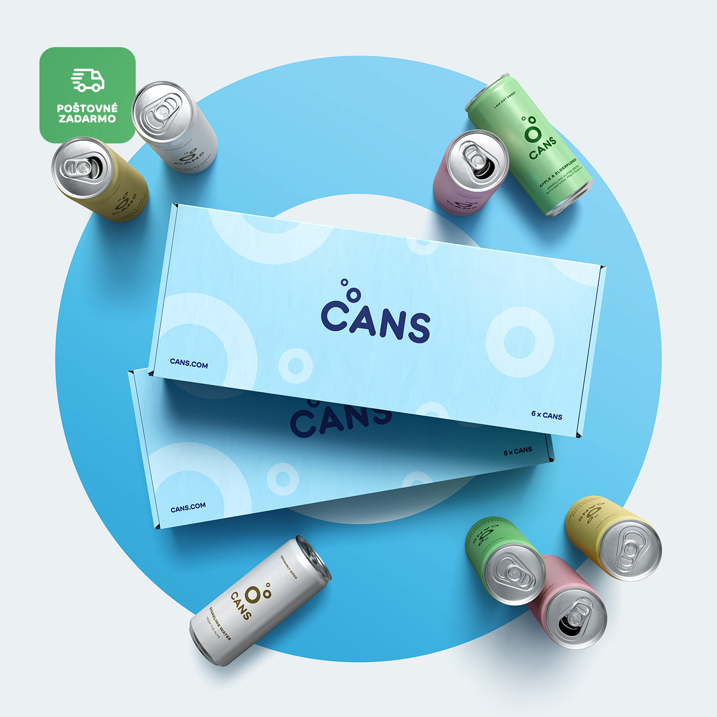 CANS SAMPLE BOX -- 12 × 330ml